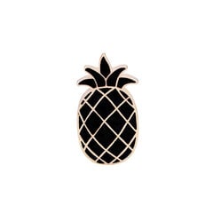 Брошь Black pineapple цена и информация | Броши | pigu.lt