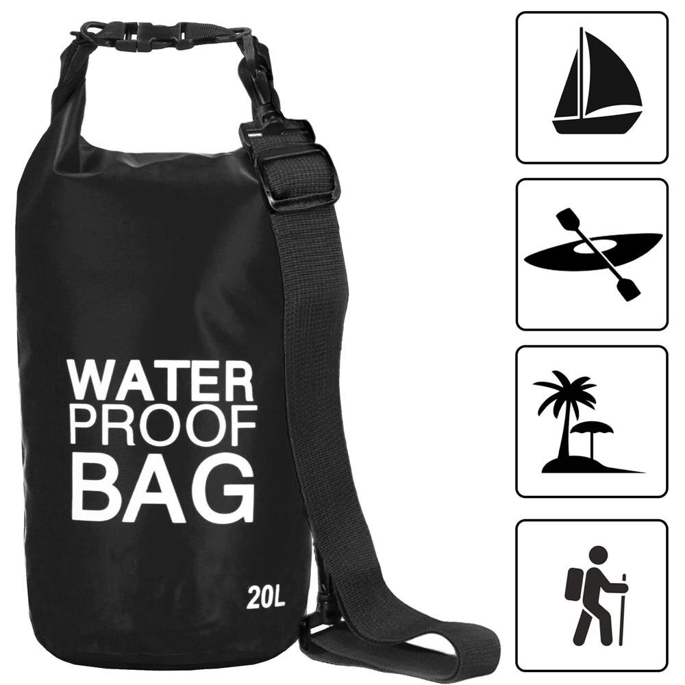 Vandeniui atsparus krepšys Springos 20 l kaina ir informacija | Turistinės ir kelioninės kuprinės | pigu.lt
