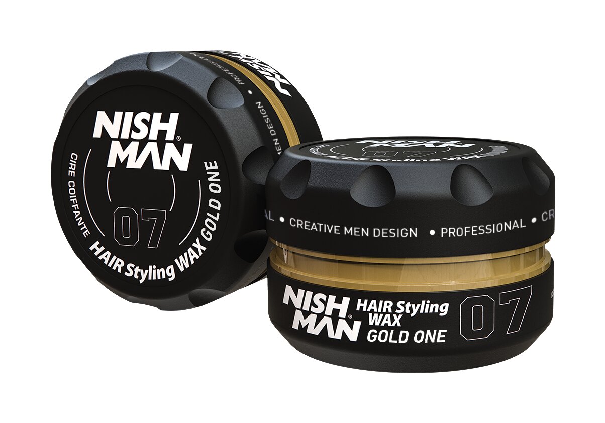 Plaukų formavimo vaškas Nishman Hair Styling Wax 07 Gold One vyrams, 150 ml kaina ir informacija | Plaukų formavimo priemonės | pigu.lt