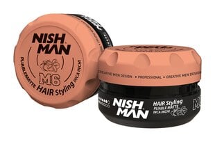Plaukų matinis formavimo vaškas Nishman M6 Pliable Matte Hair Styling Inca Inchi vyrams, 100 ml kaina ir informacija | Plaukų formavimo priemonės | pigu.lt