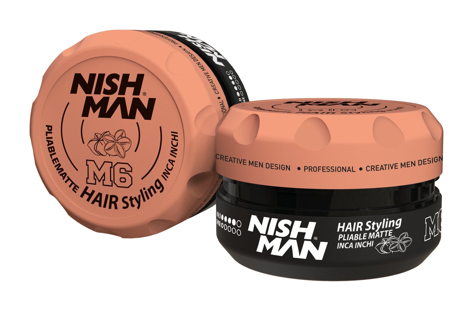 Plaukų matinis formavimo vaškas Nishman M6 Pliable Matte Hair Styling Inca Inchi vyrams, 100 ml цена и информация | Plaukų formavimo priemonės | pigu.lt