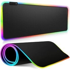 Большой коврик для мыши и клавиатуры RGB 80x30см цена и информация | Мыши | pigu.lt