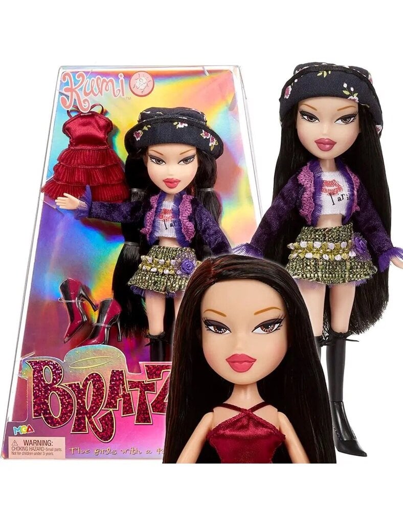 Lėlė Bratz Original Fashion Doll Kumi, 28 cm kaina ir informacija | Žaislai mergaitėms | pigu.lt