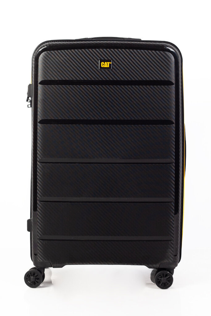 Didelis lagaminas CAT 8438201, juodas kaina ir informacija | Lagaminai, kelioniniai krepšiai | pigu.lt