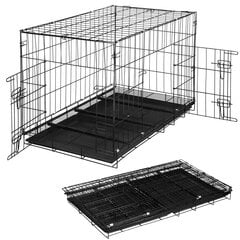 Narvas šunims Springos, 100x60x70 cm kaina ir informacija | Transportavimo narvai, krepšiai | pigu.lt