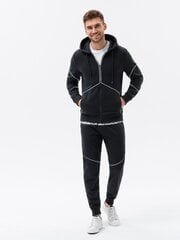 Спортивный костюм толстовка + брюки Ombre Z60, черный цена и информация | Мужская спортивная одежда | pigu.lt