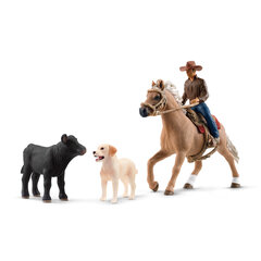 Всадник на лошади из серии Вестерн Schleich Farm World цена и информация | Игрушки для мальчиков | pigu.lt