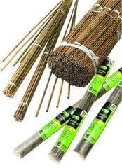 Bambukų atraminės lazdos 60cm, 20vnt цена и информация | Подставки для цветов, держатели для вазонов | pigu.lt