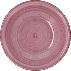 Плоская тарелка Quid Vita Soft Керамика Розовый (Ø 26,5 cm) (12 штук) цена и информация | Посуда, тарелки, обеденные сервизы | pigu.lt
