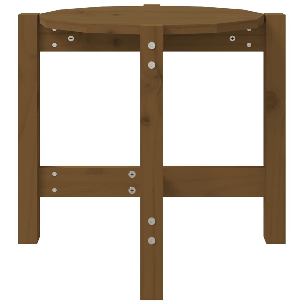 Kavos staliukas vidaXL, rudas kaina ir informacija | Kavos staliukai | pigu.lt