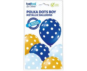 Набор воздушных шаров «Polka Dots», 6 шт, 12"/30 см, 4014 цена и информация | Шарики | pigu.lt