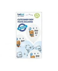 Balionų rinkinys Baby Boy, 30 cm, 6 vnt. kaina ir informacija | Balionai | pigu.lt