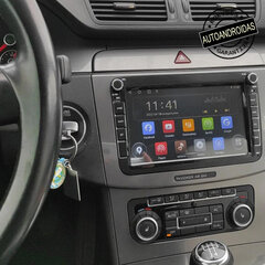 VOLKSWAGEN SKODA SEAT UNIVERSALI 2003-13 Android мультимедиа Экран 8 дюймов Экран Авторадио GPS/WIFI/Bluetooth цена и информация | Автомагнитолы, мультимедиа | pigu.lt