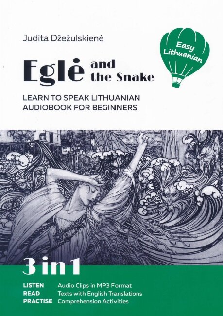 Eglė and the snake. Learn to speak Lithuanian цена и информация | Vadovėliai | pigu.lt