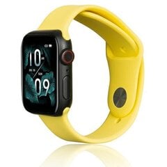 Beline pasek Apple Watch Silicone 38|40|41mm żółty |yellow цена и информация | Аксессуары для смарт-часов и браслетов | pigu.lt