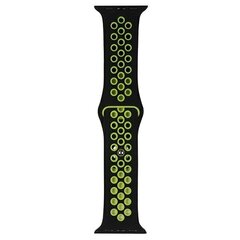 Beline pasek Apple Watch Sport Silicone 38|40|41mm czarno-limonkowy black|lime цена и информация | Аксессуары для смарт-часов и браслетов | pigu.lt