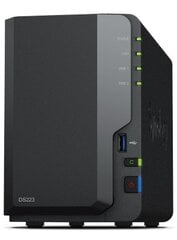 Жесткий диск Synology DS223 Up to 2 HDD/SSD Hot-Swap цена и информация | Внутренние жёсткие диски (HDD, SSD, Hybrid) | pigu.lt