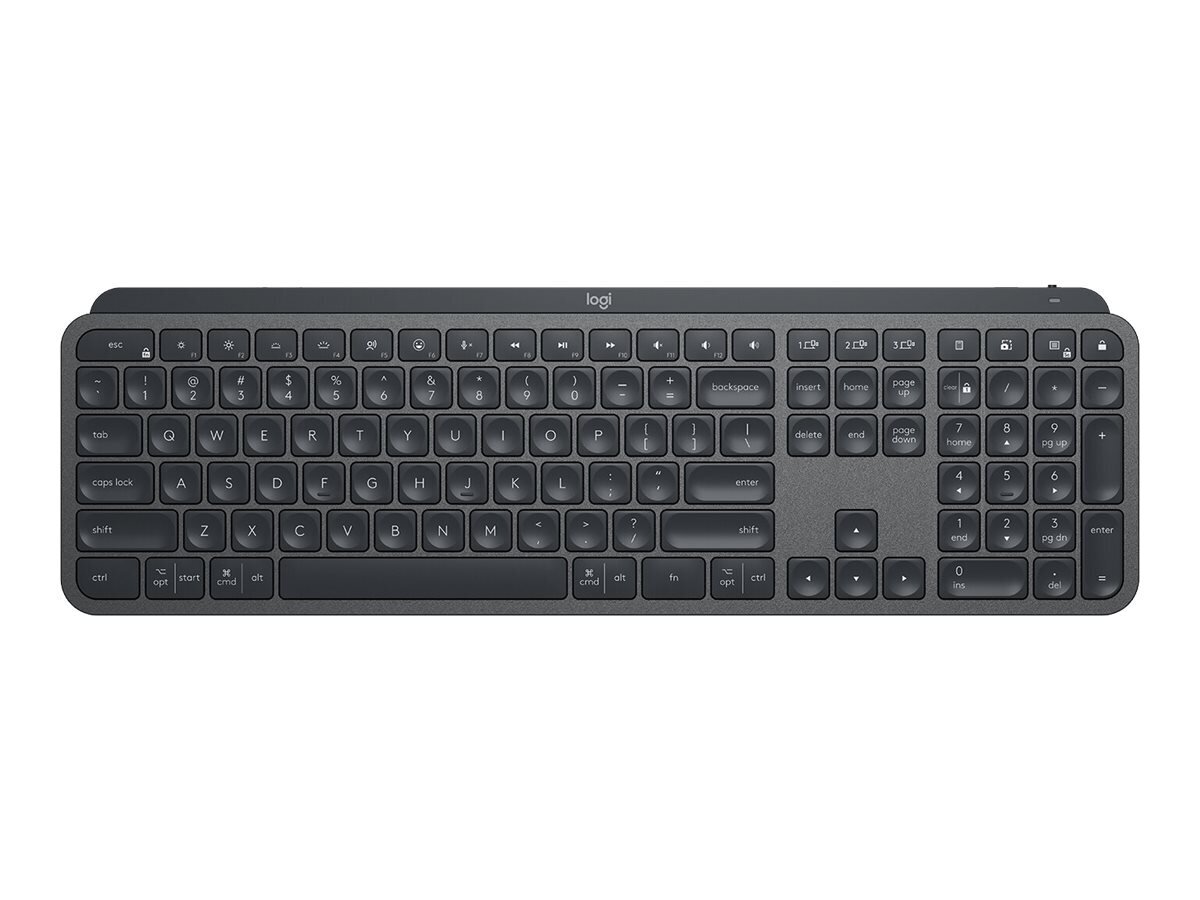 Logitech MX Keys Combo Gen 2 Graphite (920-010926) kaina ir informacija | Klaviatūros | pigu.lt