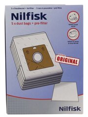 Nilfisk Dust Bag Synht One,Go And Coupe цена и информация | Аксессуары для пылесосов | pigu.lt