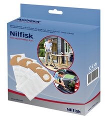 Мешок для пылесоса Nilfisk, 81943048, 4 шт цена и информация | Аксессуары для пылесосов | pigu.lt