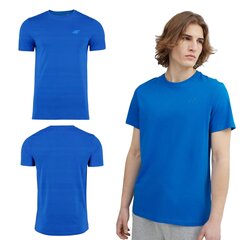 Marškinėliai vyrams 4f, mėlyni kaina ir informacija | Vyriški marškinėliai | pigu.lt