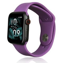 Beline pasek Apple Watch Silicone 42|44|45|49mm fioletowy |purple цена и информация | Аксессуары для смарт-часов и браслетов | pigu.lt