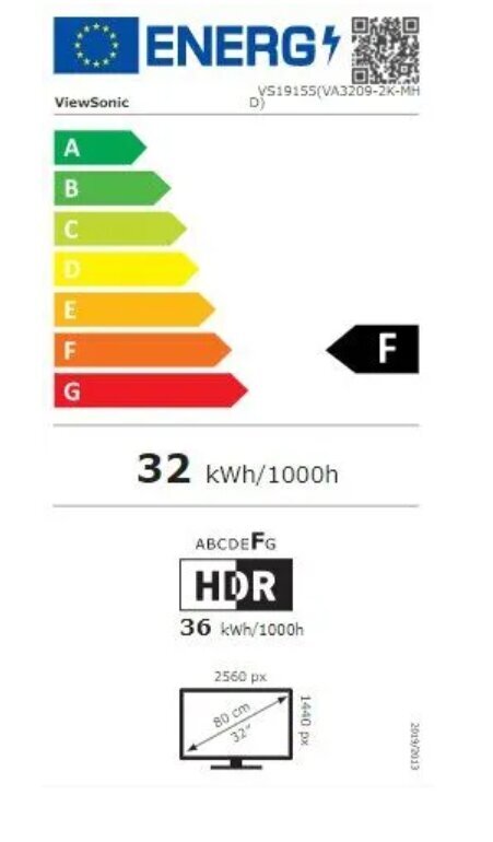 ViewSonic VA3209-2K-MHD kaina ir informacija | Monitoriai | pigu.lt
