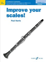 Improve your scales! Clarinet Grades 1-3: Grades 1-3 New edition цена и информация | Книги об искусстве | pigu.lt