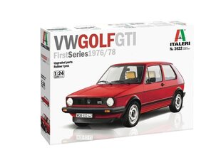 Сборная пластиковая модель. Italeri - VW Golf GTI First Series 1976/78, 1/24, 3622 цена и информация | Конструкторы и кубики | pigu.lt