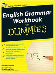 English Grammar Workbook For Dummies, UK Edition UK Edition цена и информация | Пособия по изучению иностранных языков | pigu.lt