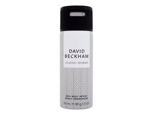 Purškiamas dezodorantas David Beckham Classic Homme, 150 ml kaina ir informacija | David Beckham Kvepalai, kosmetika | pigu.lt