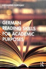 German Reading Skills for Academic Purposes цена и информация | Пособия по изучению иностранных языков | pigu.lt