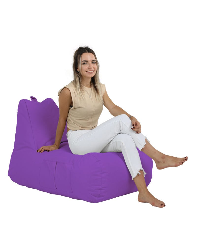 Sėdmaišis Trendy Comfort Bed Pouf, violetinis kaina ir informacija | Sėdmaišiai ir pufai | pigu.lt