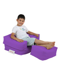 Sėdmaišis Kids Single Seat Pouffe, violetinis kaina ir informacija | Sėdmaišiai ir pufai | pigu.lt