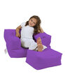 Sėdmaišis Kids Single Seat Pouffe, violetinis