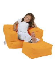 Sėdmaišis Kids Single Seat Pouffe, oranžinis kaina ir informacija | Sėdmaišiai ir pufai | pigu.lt
