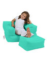 Sėdmaišis Kids Single Seat Pouffe, mėlynas