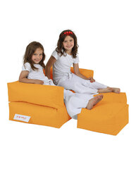 Sėdmaišis Kids Double Seat Pouf, oranžinis цена и информация | Кресла-мешки и пуфы | pigu.lt