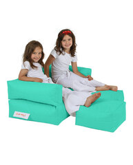 Sėdmaišis Kids Double Seat Pouf, mėlynas kaina ir informacija | Sėdmaišiai ir pufai | pigu.lt