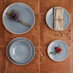 Плоская тарелка Ariane Terra Керамика Синий (24 cm) (6 штук) цена и информация | Посуда, тарелки, обеденные сервизы | pigu.lt