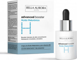 Veido serumas bella aurora advanced booster hyaluronic acid, 30 ml цена и информация | Сыворотки для лица, масла | pigu.lt