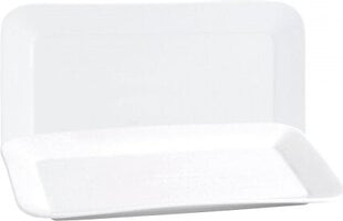 Поднос Quid Basic Прямоугольный Керамика Белый (6 штук) (31 x 18 cm) цена и информация | Посуда, тарелки, обеденные сервизы | pigu.lt