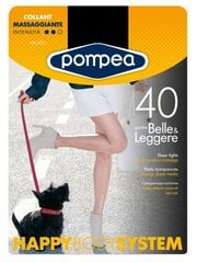 Pėdkelnės moterims Pompea HBS Velati Sheer Black, 40 DEN kaina ir informacija | Pėdkelnės | pigu.lt