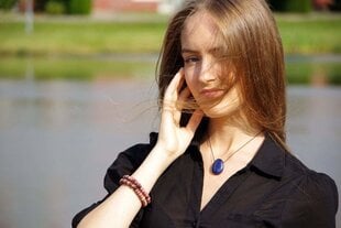 Диск-браслет из родонита цена и информация | Женские браслеты | pigu.lt