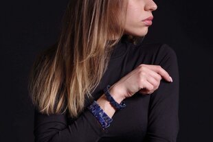 Квадратный браслет из содалита цена и информация | Женские браслеты | pigu.lt