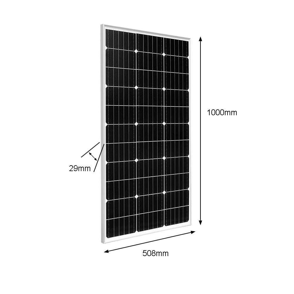 ESG Saulės panelė ES100W kaina ir informacija | Komponentai saulės jėgainėms | pigu.lt