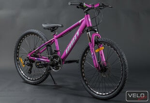 Детский велосипед Gust Wave 24cll розовый цена и информация | Велосипеды | pigu.lt