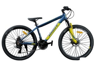 Kalnų dviratis Gust Spark 26cll, mėlynas kaina ir informacija | Dviračiai | pigu.lt
