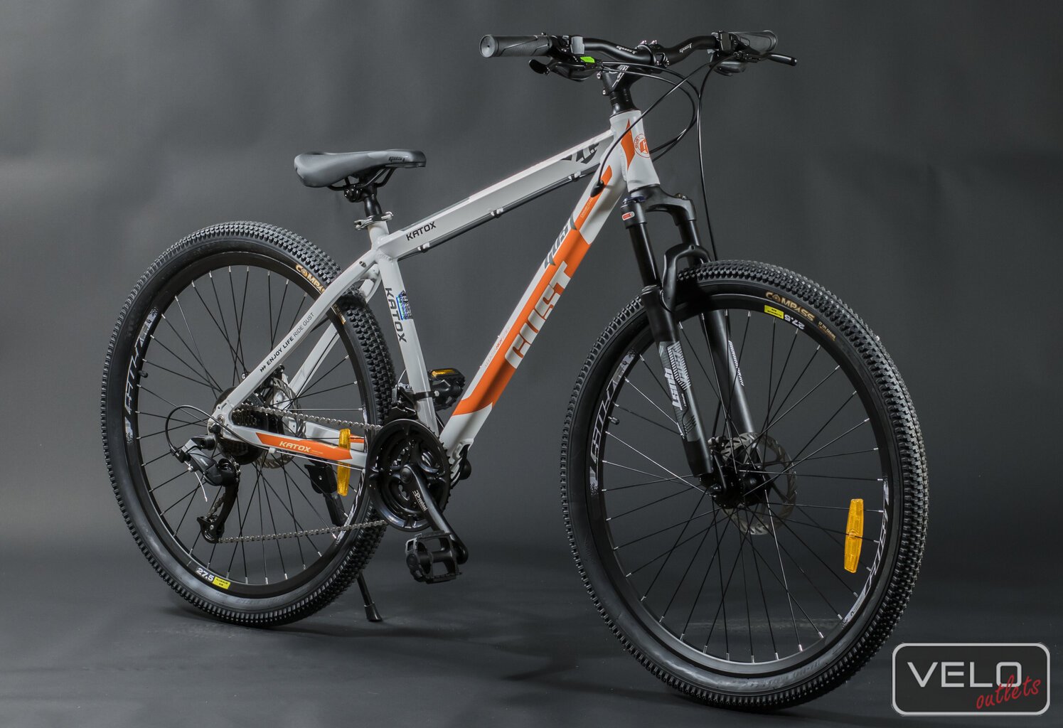 Kalnų dviratis Roy Katox 27.5cll, baltas kaina ir informacija | Dviračiai | pigu.lt