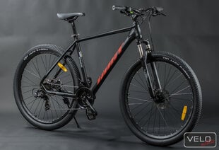 Kalnų dviratis Gust Dart 29cll, juodas kaina ir informacija | Dviračiai | pigu.lt